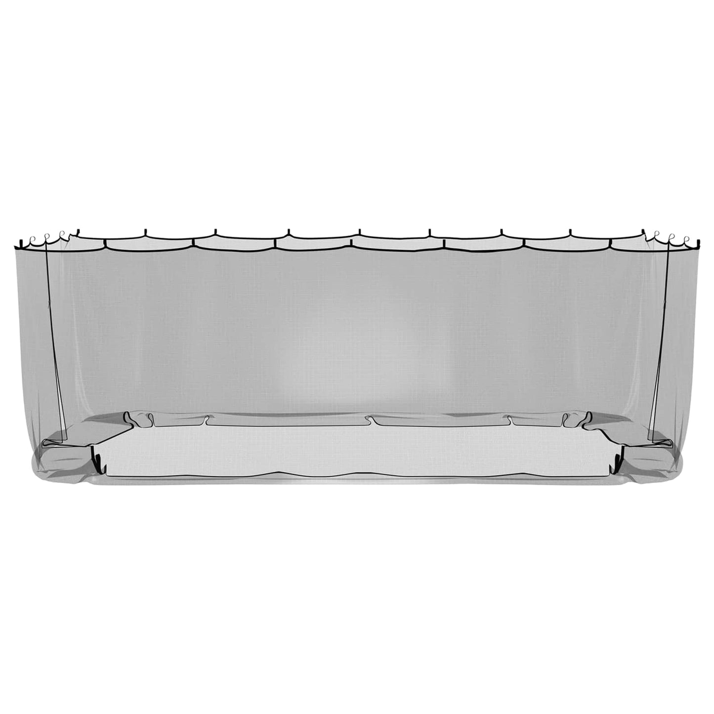 Moskytiéra Pro Altán 220 Mesh Černá 6 X 3 X 2 M Polyester