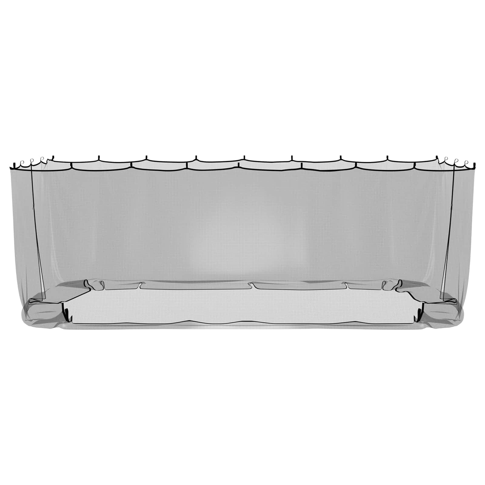 Moskytiéra Pro Altán 220 Mesh Černá 6 X 3 X 2 M Polyester