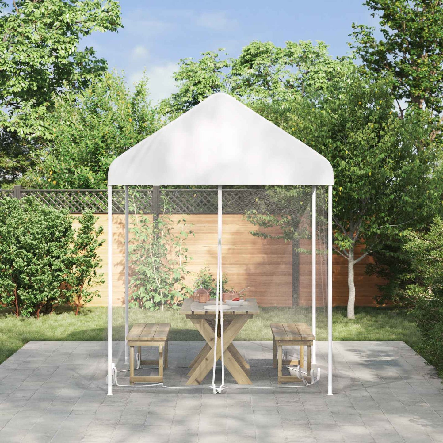 Moskytiéra Pro Altán 220 Mesh Bílá 2 X 2 X 2 M Polyester
