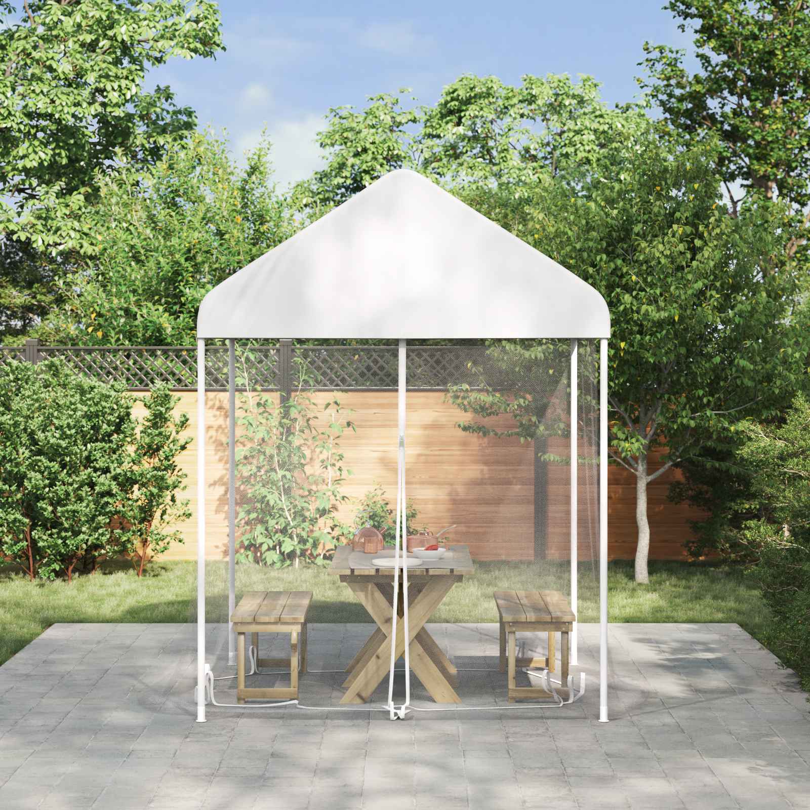 Moskytiéra Pro Altán 220 Mesh Bílá 2 X 2 X 2 M Polyester