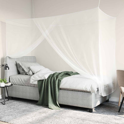 Mosquito Net Pro Postel 156 Síť 3 Ks Bílá 220 X 120 X 150 Cm