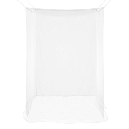 Mosquito Net Pro Postel 156 Síť 3 Ks Bílá 220 X 120 X 150 Cm