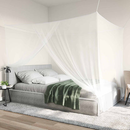 Mosquito Net Pro Postel 156 Síť 3 Ks Bílá 220 X 180 X 180 Cm