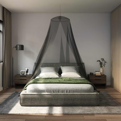 Moskytiéra Na Postel 156 Mesh Černá ⌀56 X 220 Cm Polyester