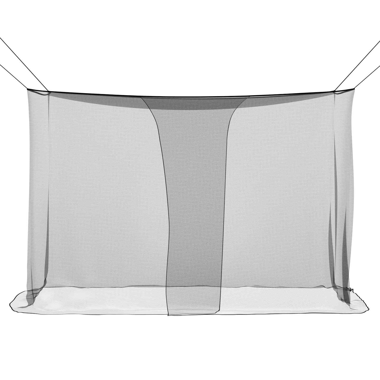 Mosquito Net Pro Postel 156 Síť Černá 220 X 120 X 150 Cm