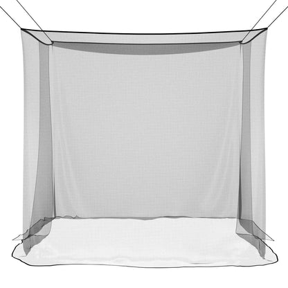 Mosquito Net Pro Postel 156 Síť 3 Ks Černá 220 X 180 X 180 Cm