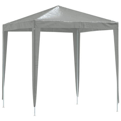 Party Stan 200 X 200 X 240 Cm Světle Šedá Pe A Ocel