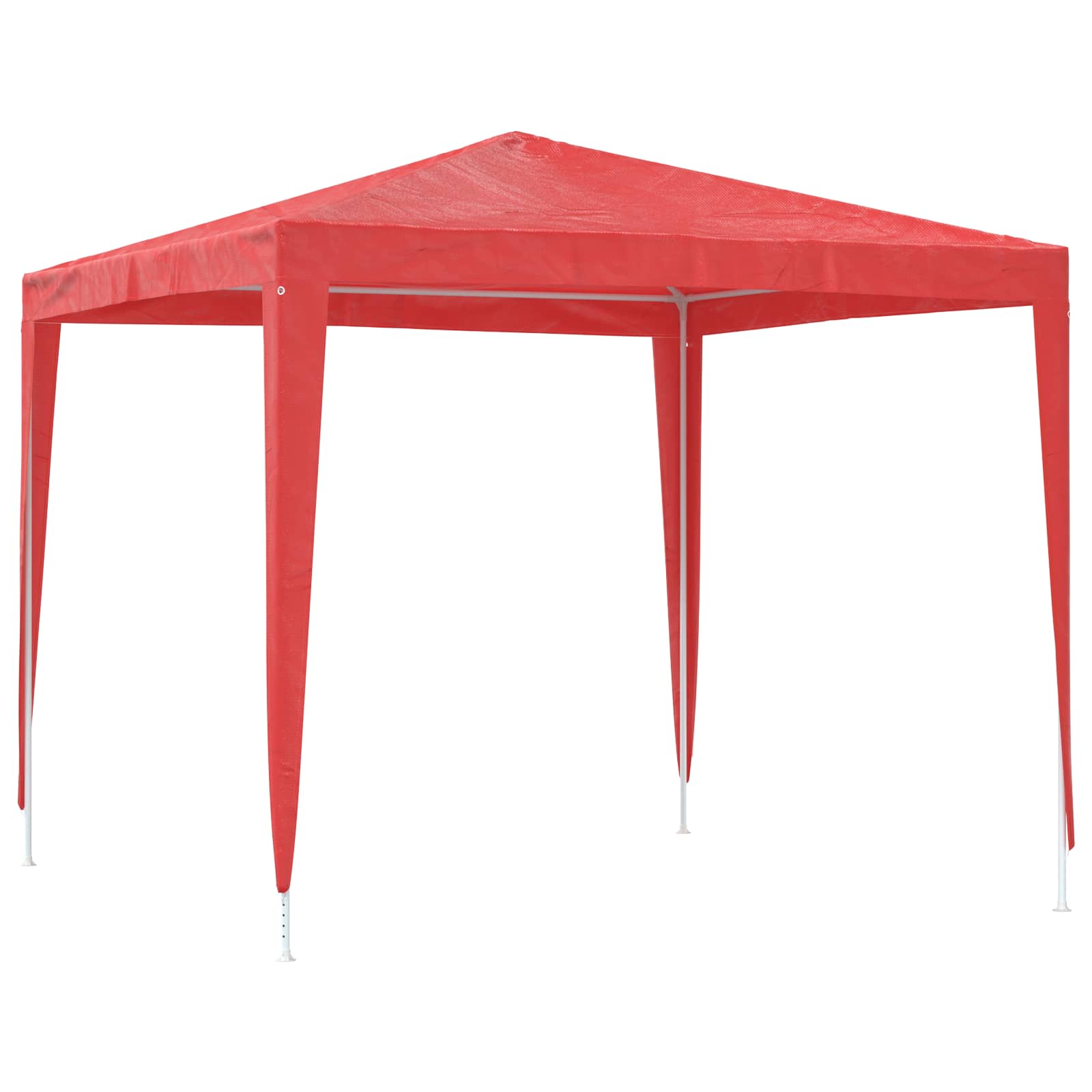Party Stan 250 X 250 X 240 Cm Červená Pe A Ocel