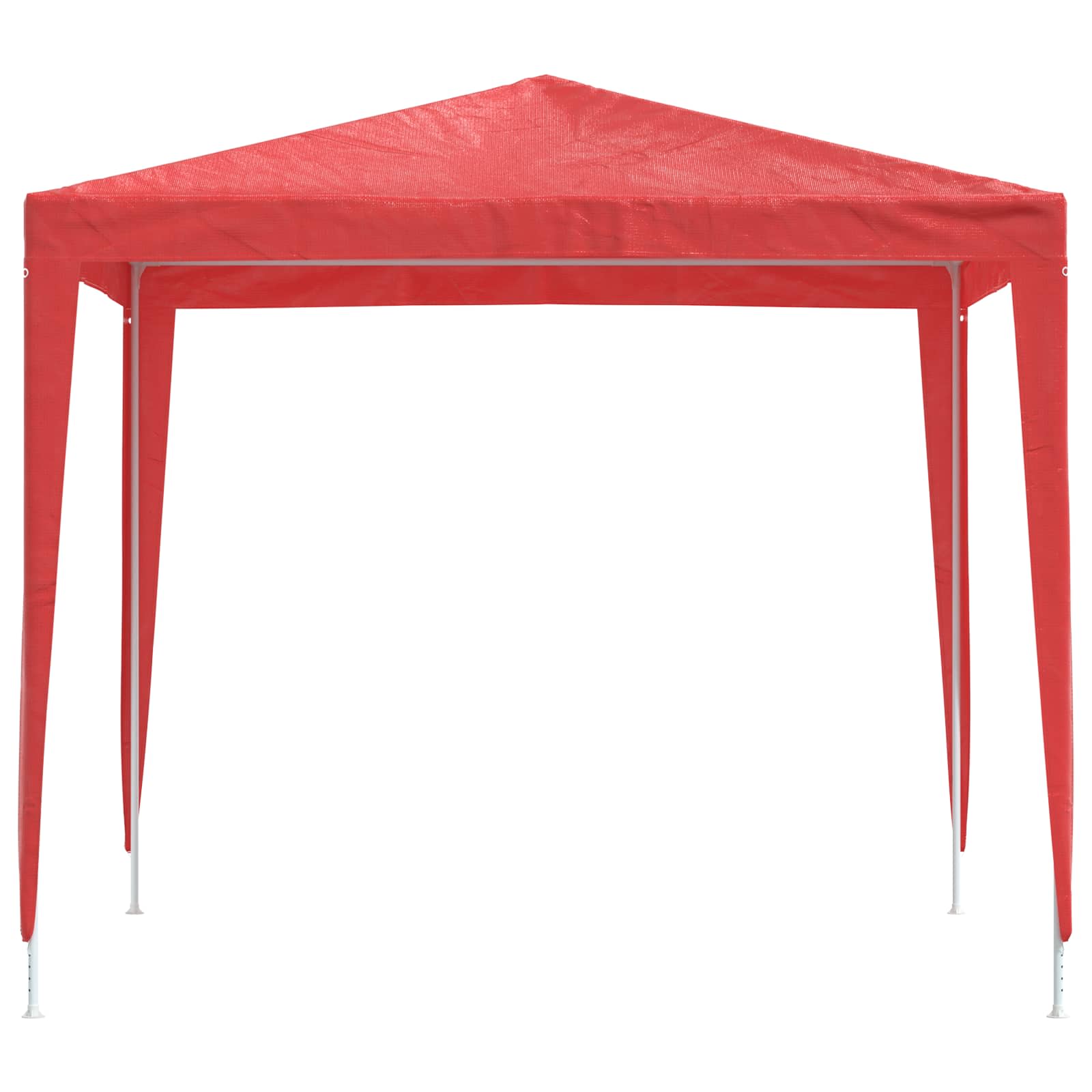 Party Stan 250 X 250 X 240 Cm Červená Pe A Ocel