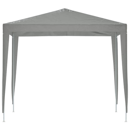 Party Stan 250 X 250 X 240 Cm Světle Šedá Pe A Ocel