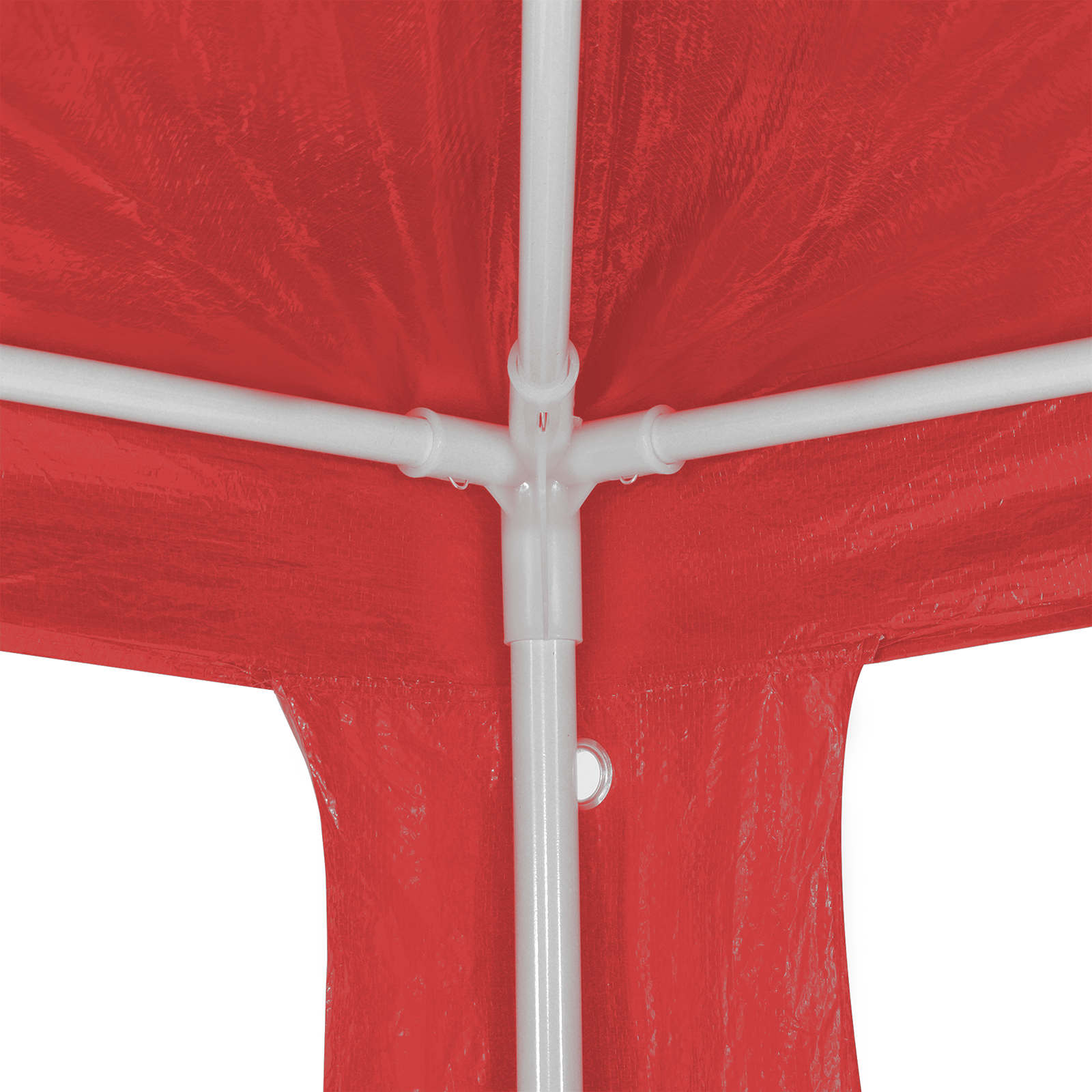 Party Stan Červená 1200 X 300 X 255 Cm Pe A Ocel