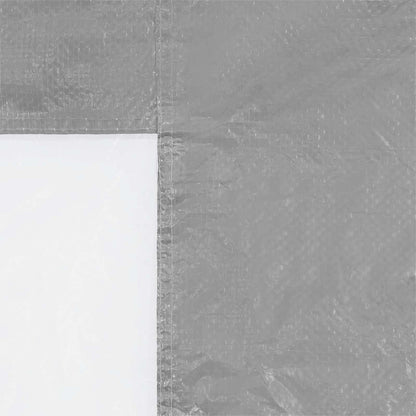 Boční Stěna Párty Stanu 2 Ks 300 X 195 Cm Světle Šedá Pe A Ocel