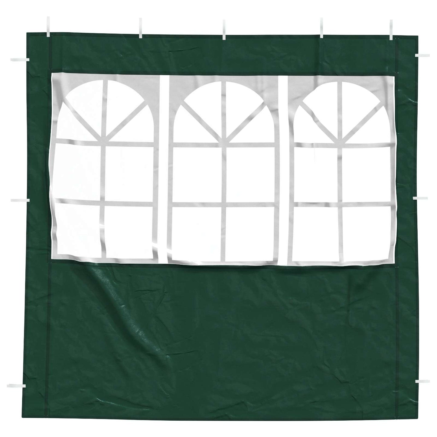 Boční Stěna Párty Stanu 2 Ks 200 X 195 Cm Zelená Pe A Ocel