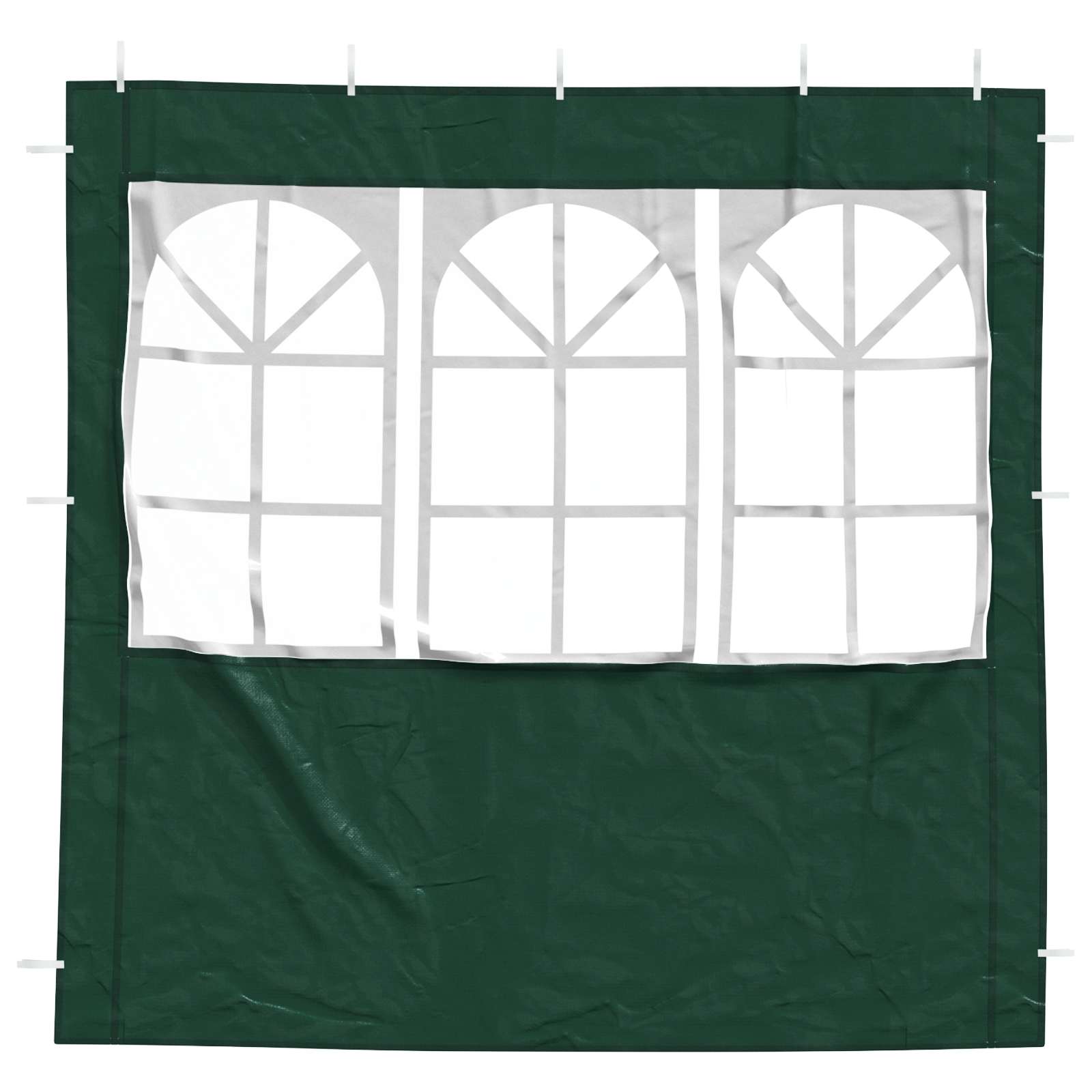 Boční Stěna Párty Stanu 2 Ks 200 X 195 Cm Zelená Pe A Ocel
