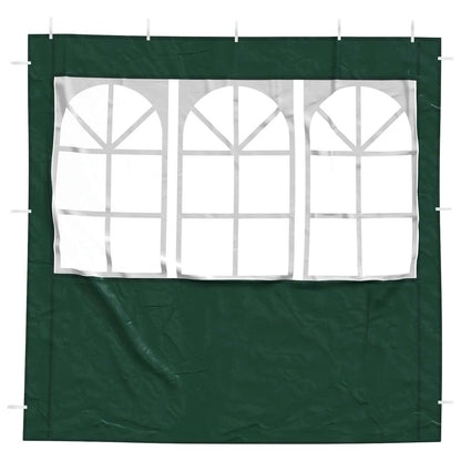 Boční Stěna Párty Stanu 2 Ks 200 X 195 Cm Zelená Pe A Ocel