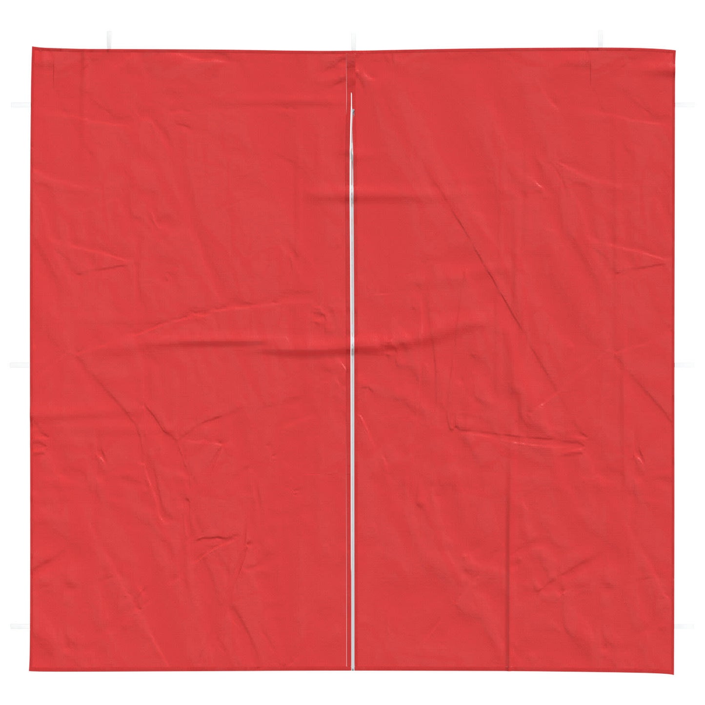 Boční Stěna Párty Stanu 2 Ks 200 X 195 Cm Červená Pe A Ocel