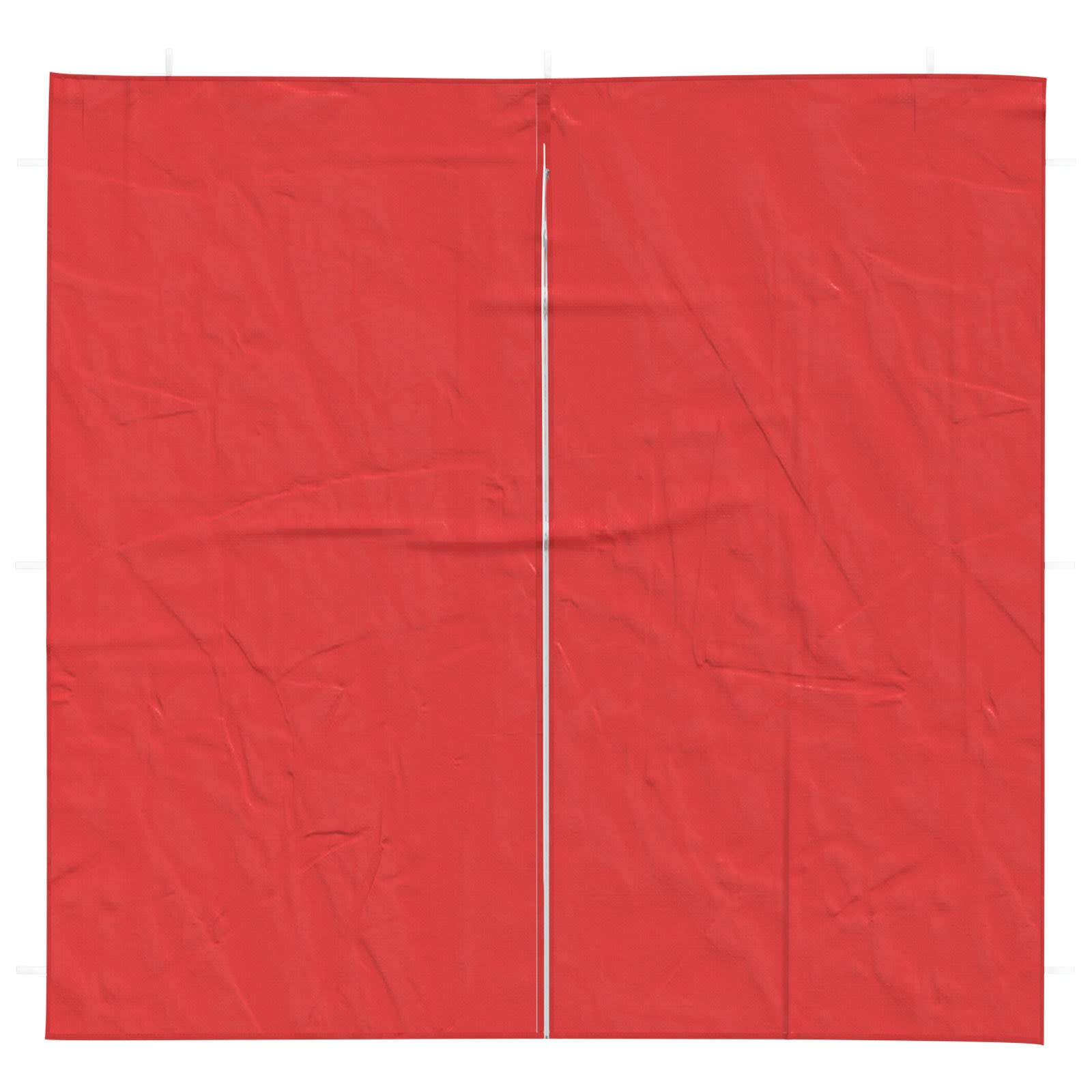 Boční Stěna Párty Stanu 2 Ks 200 X 195 Cm Červená Pe A Ocel