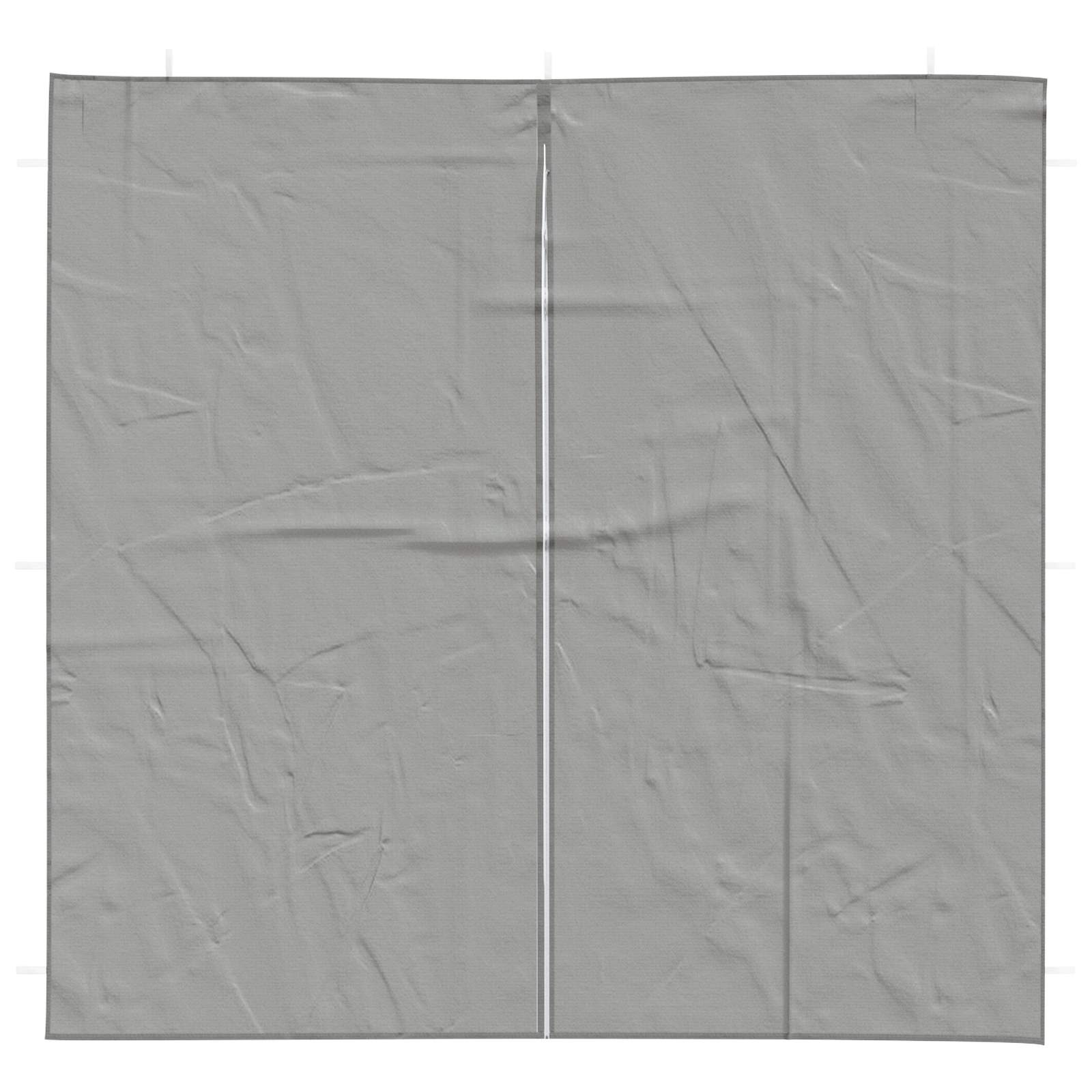 Boční Stěna Párty Stanu 2 Ks 200 X 195 Cm Světle Šedá Pe A Ocel