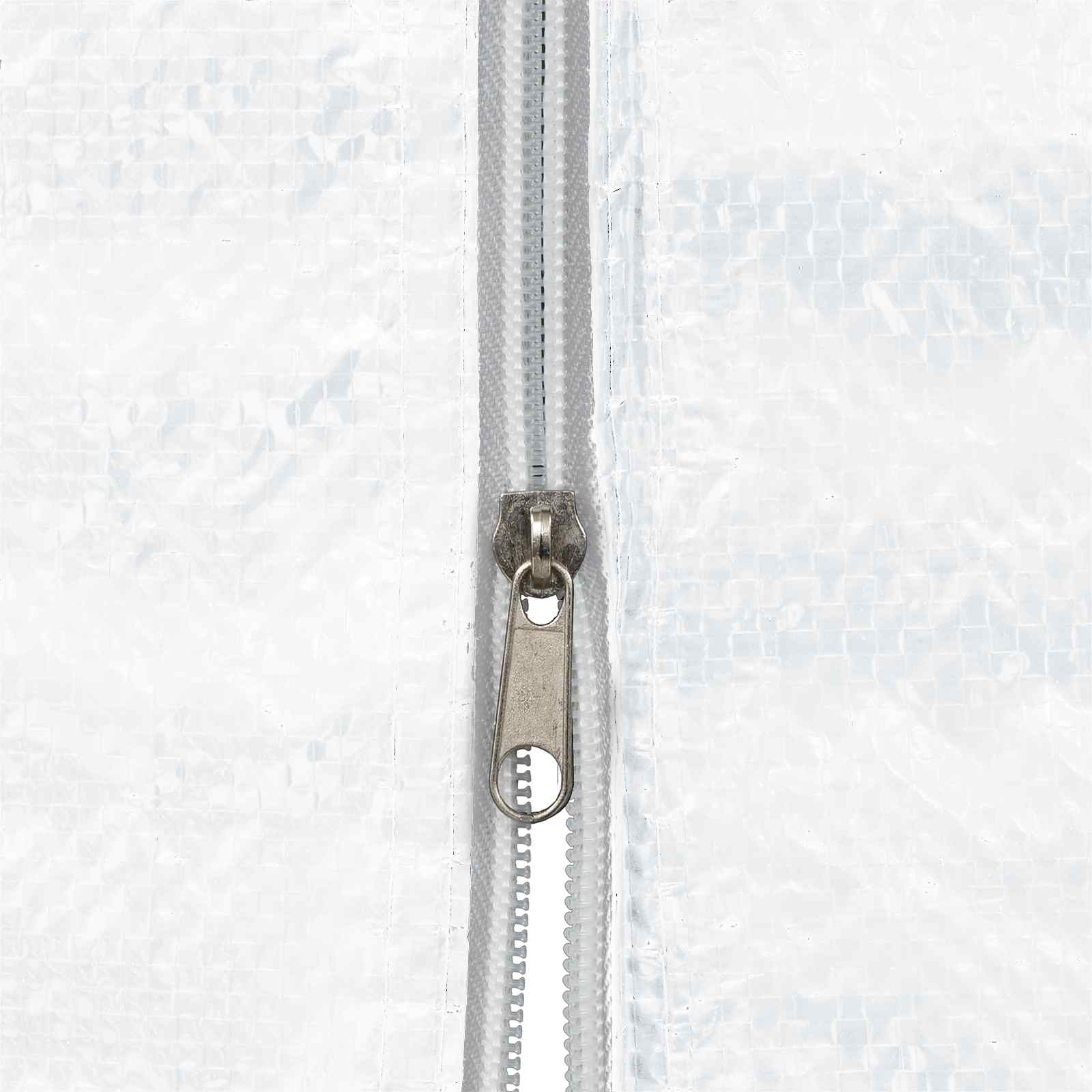 Boční Stěna Párty Stanu 2 Ks 400 X 195 Cm Bílá Pe A Ocel