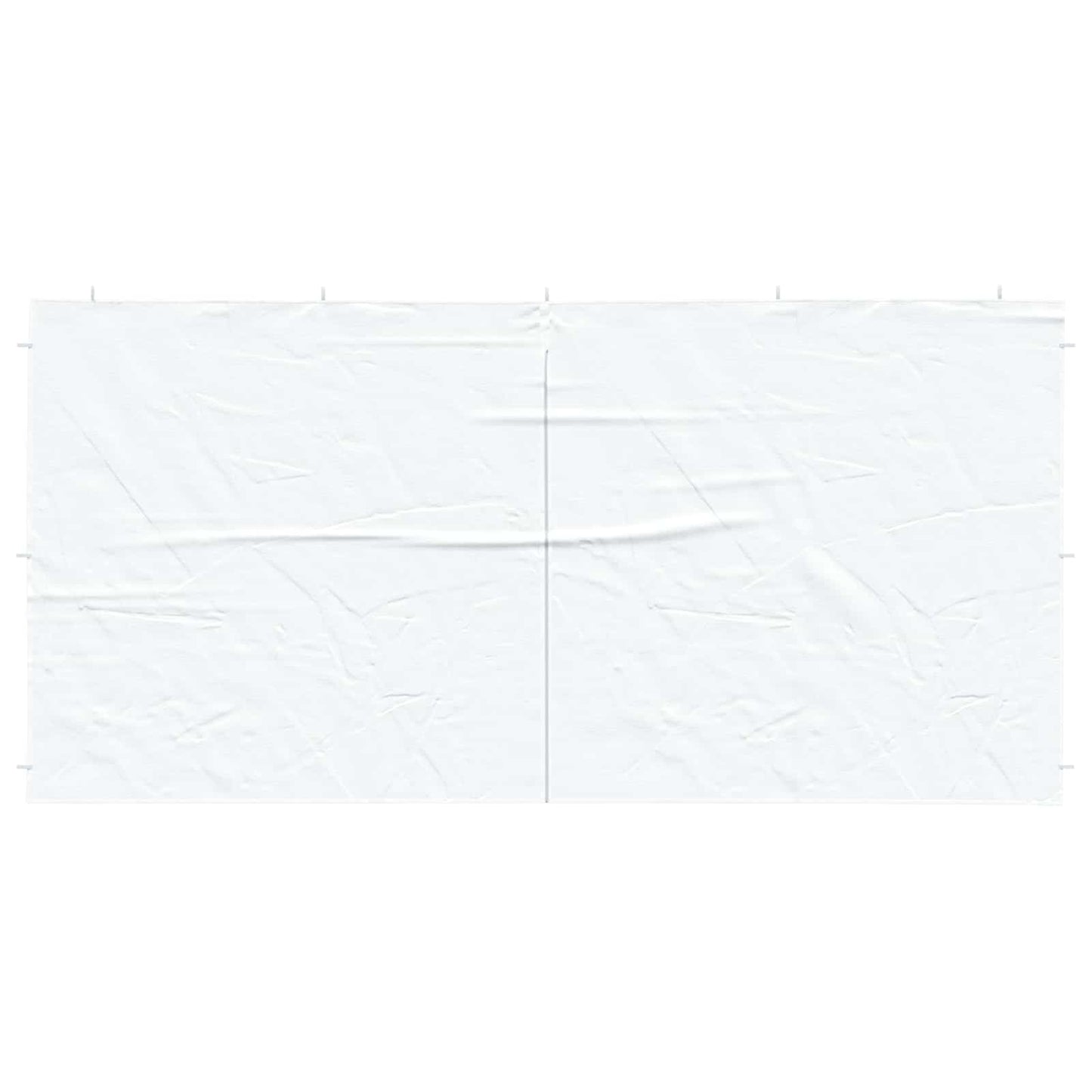 Boční Stěna Párty Stanu 2 Ks 400 X 195 Cm Bílá Pe A Ocel