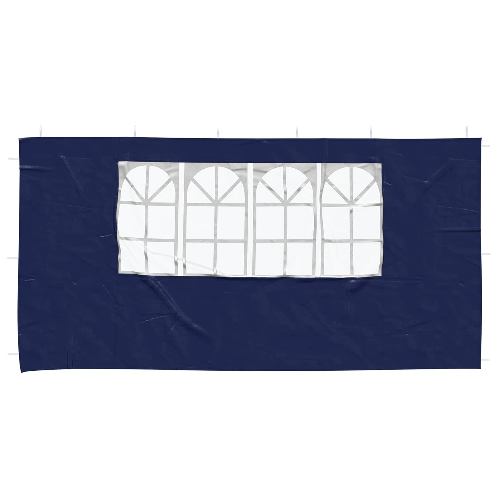 Boční Stěna Párty Stanu 2 Ks 400 X 195 Cm Modrá Pe A Ocel