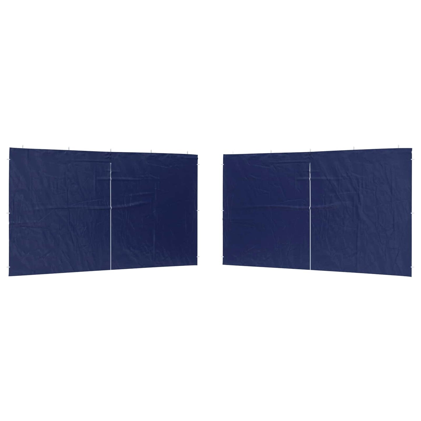 Boční Stěna Párty Stanu 2 Ks 400 X 195 Cm Modrá Pe A Ocel