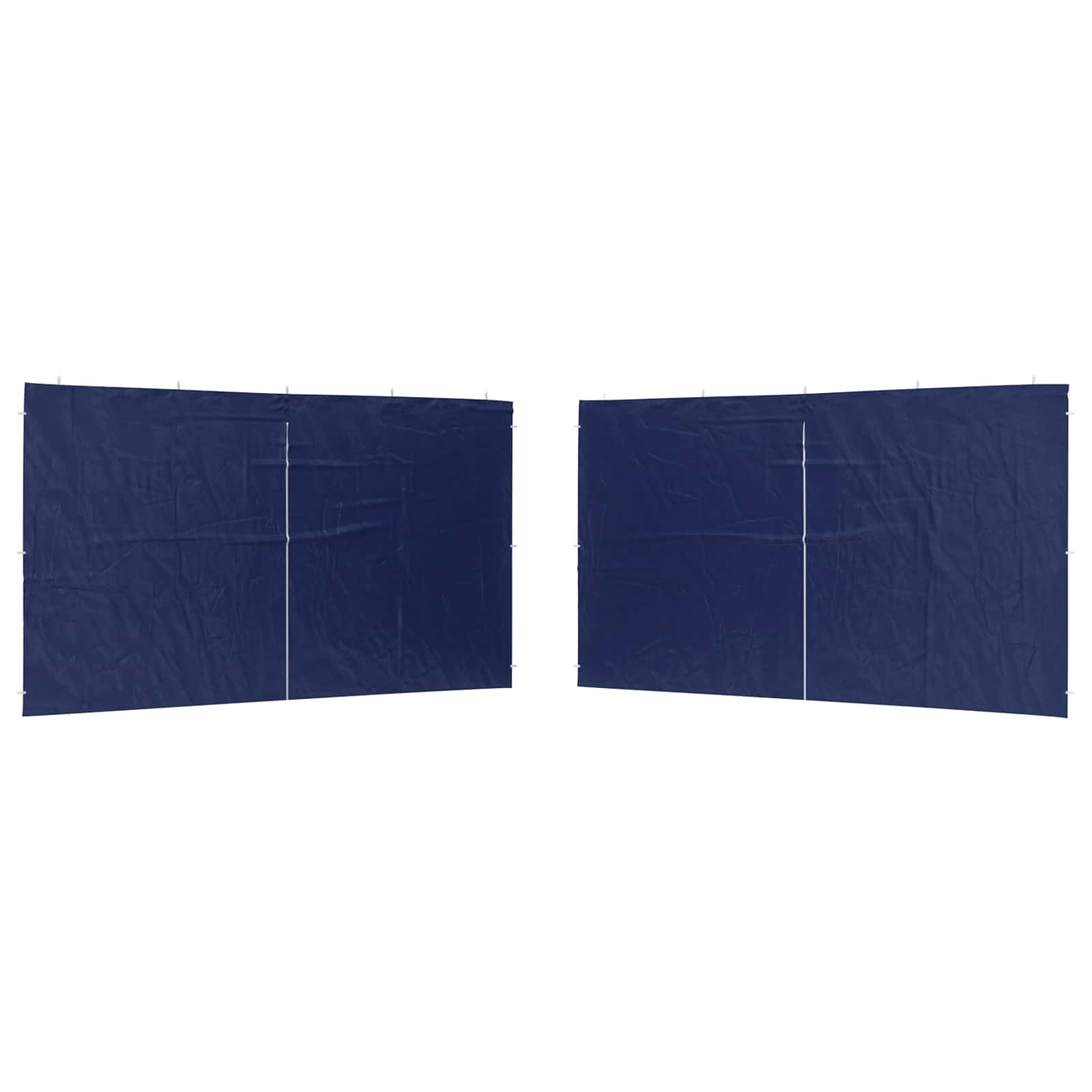 Boční Stěna Párty Stanu 2 Ks 400 X 195 Cm Modrá Pe A Ocel