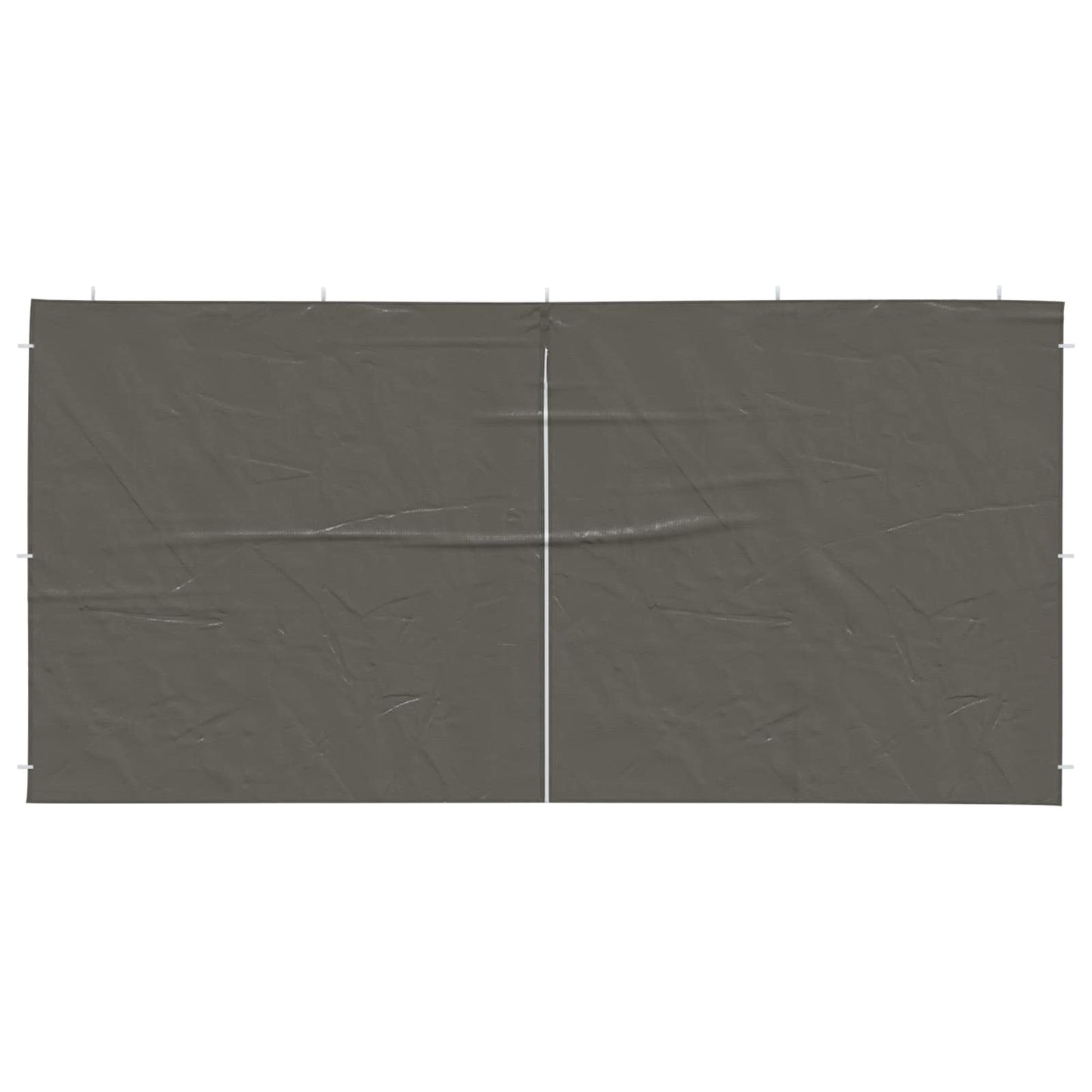 Boční Stěna Párty Stanu 2 Ks 400 X 195 Cm Antracitová Pe A Ocel