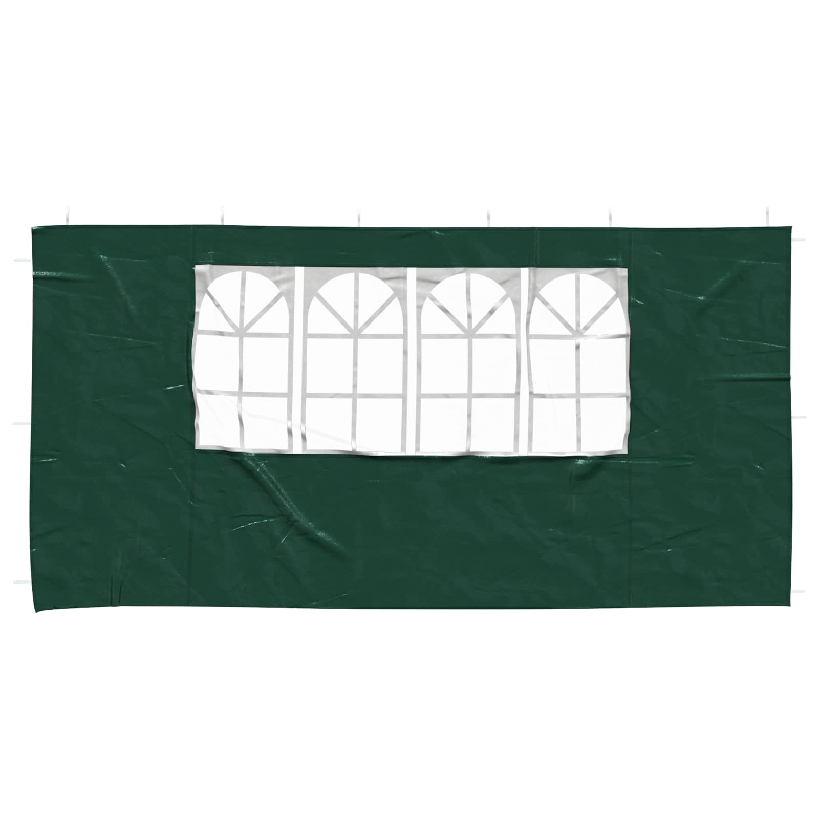 Boční Stěna Párty Stanu 2 Ks 400 X 195 Cm Zelená Pe A Ocel