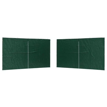 Boční Stěna Párty Stanu 2 Ks 400 X 195 Cm Zelená Pe A Ocel