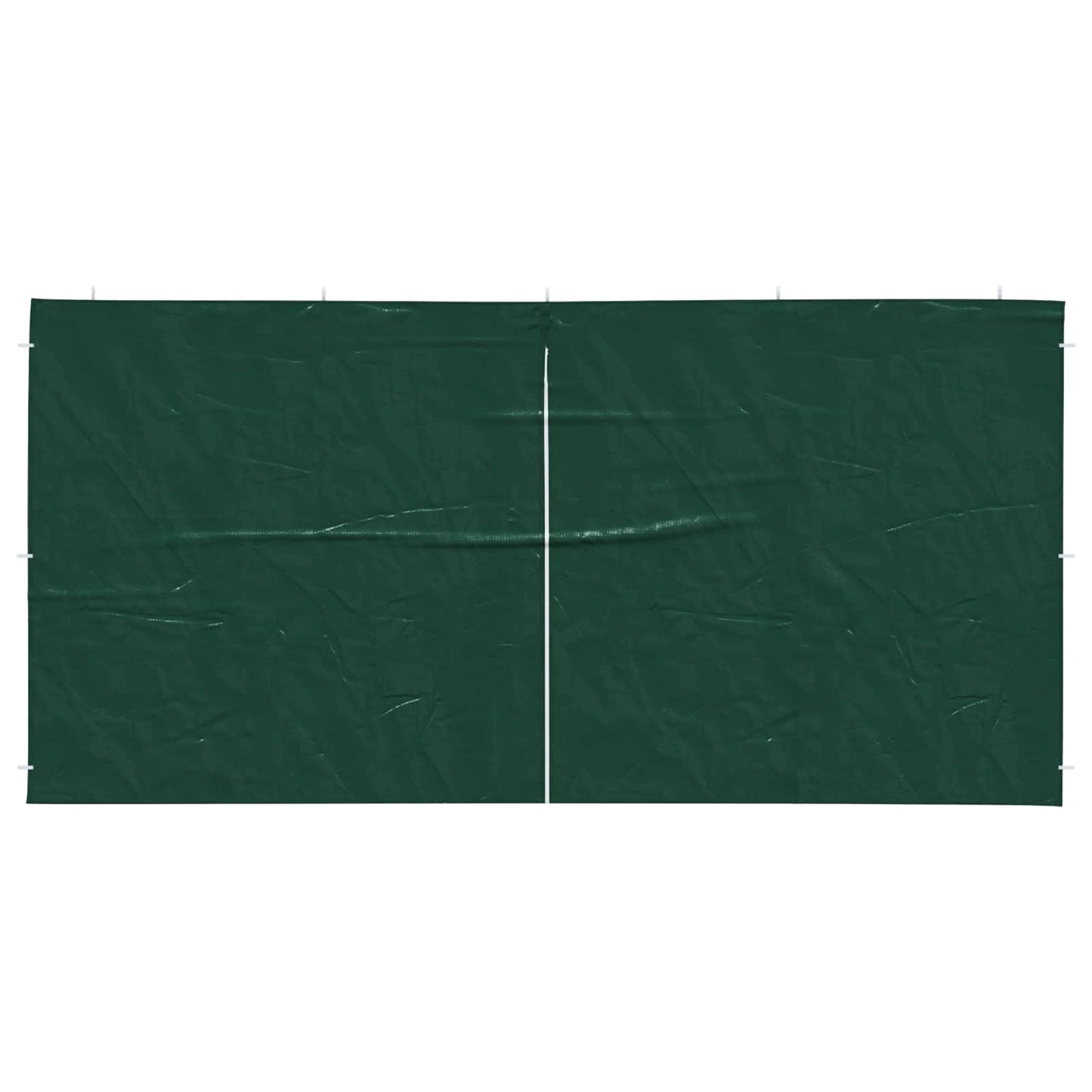 Boční Stěna Párty Stanu 2 Ks 400 X 195 Cm Zelená Pe A Ocel