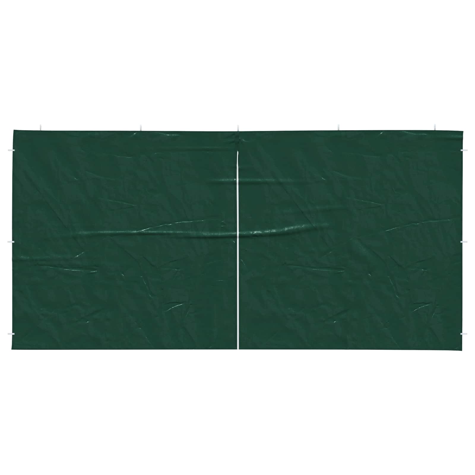 Boční Stěna Párty Stanu 2 Ks 400 X 195 Cm Zelená Pe A Ocel