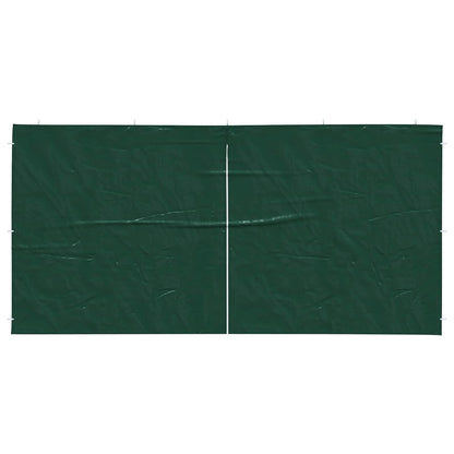 Boční Stěna Párty Stanu 2 Ks 400 X 195 Cm Zelená Pe A Ocel