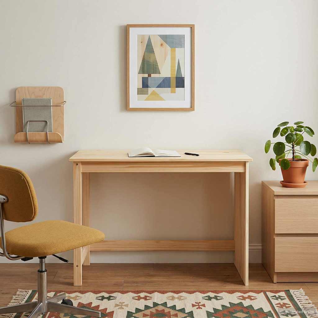 Stůl 112 X 50 X 75 Cm Masivní Borovicové Dřevo