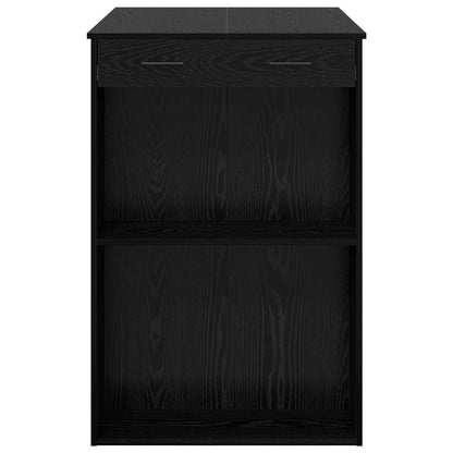 Barový Stůl 102 X 70 X 103,5 Cm Kompozitní Dřevo Černý Dub