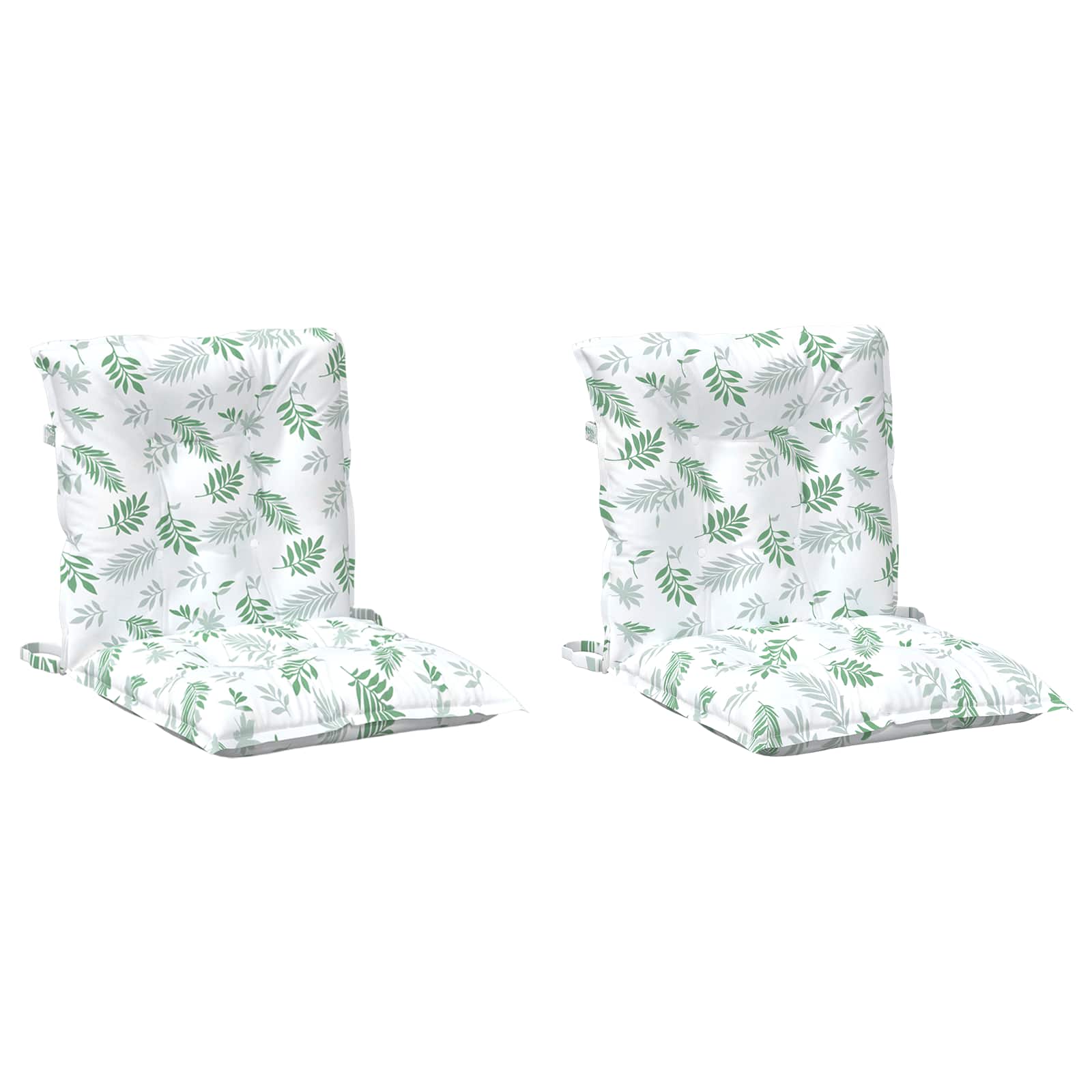 Venkovní Polštář 2 Pcs Textil Jemný Vzor Listů 100 X 50 X 7 Cm