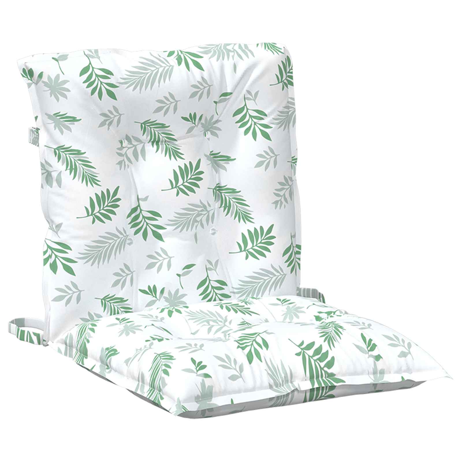 Venkovní Polštář 2 Pcs Textil Jemný Vzor Listů 100 X 50 X 7 Cm
