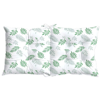 Venkovní Polštář 2 Pcs Textil Jemný Vzor Listů 100 X 50 X 7 Cm