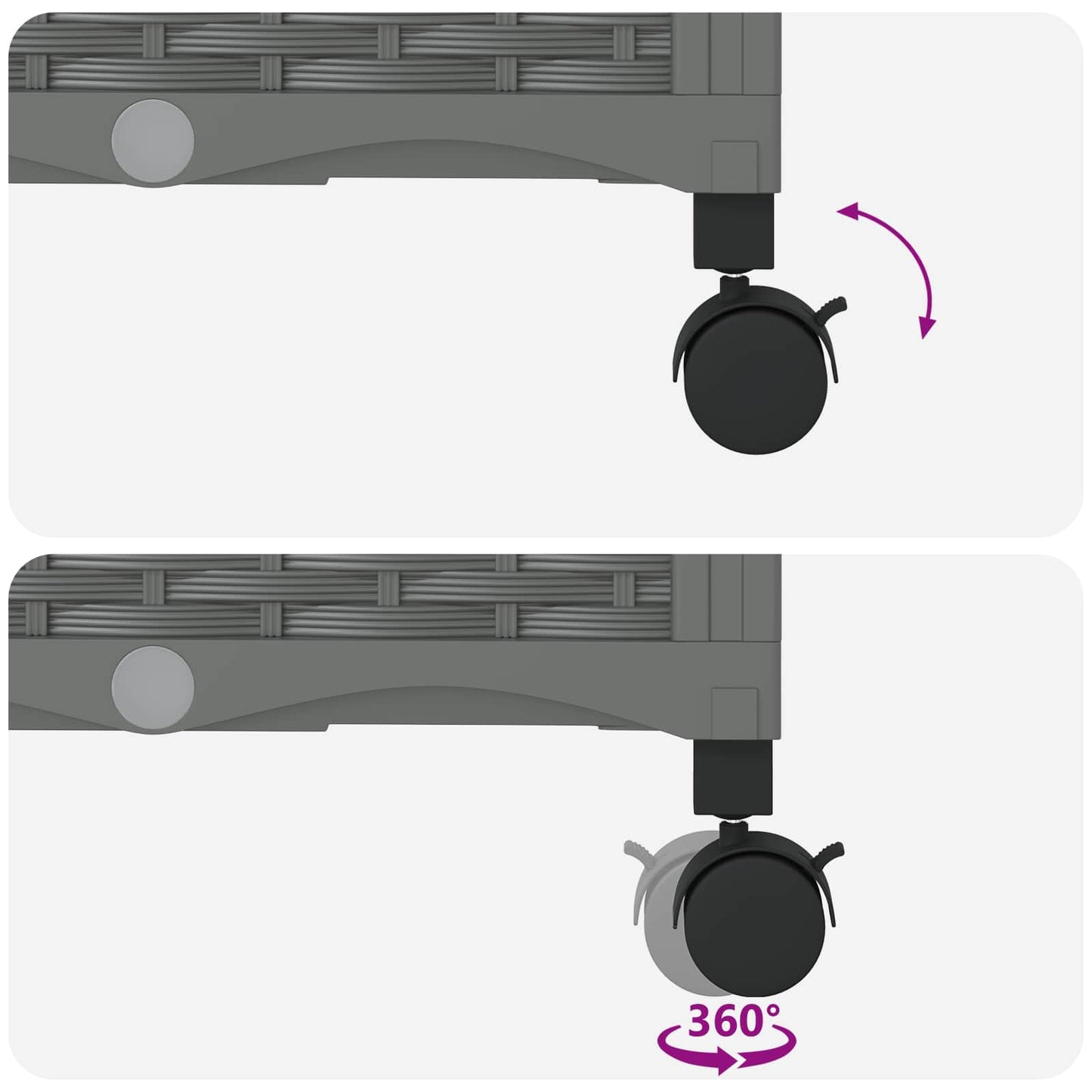 Zahradní Truhlík S Treláží A Koly Světle Šedá 80 X 40 X 146 Cm