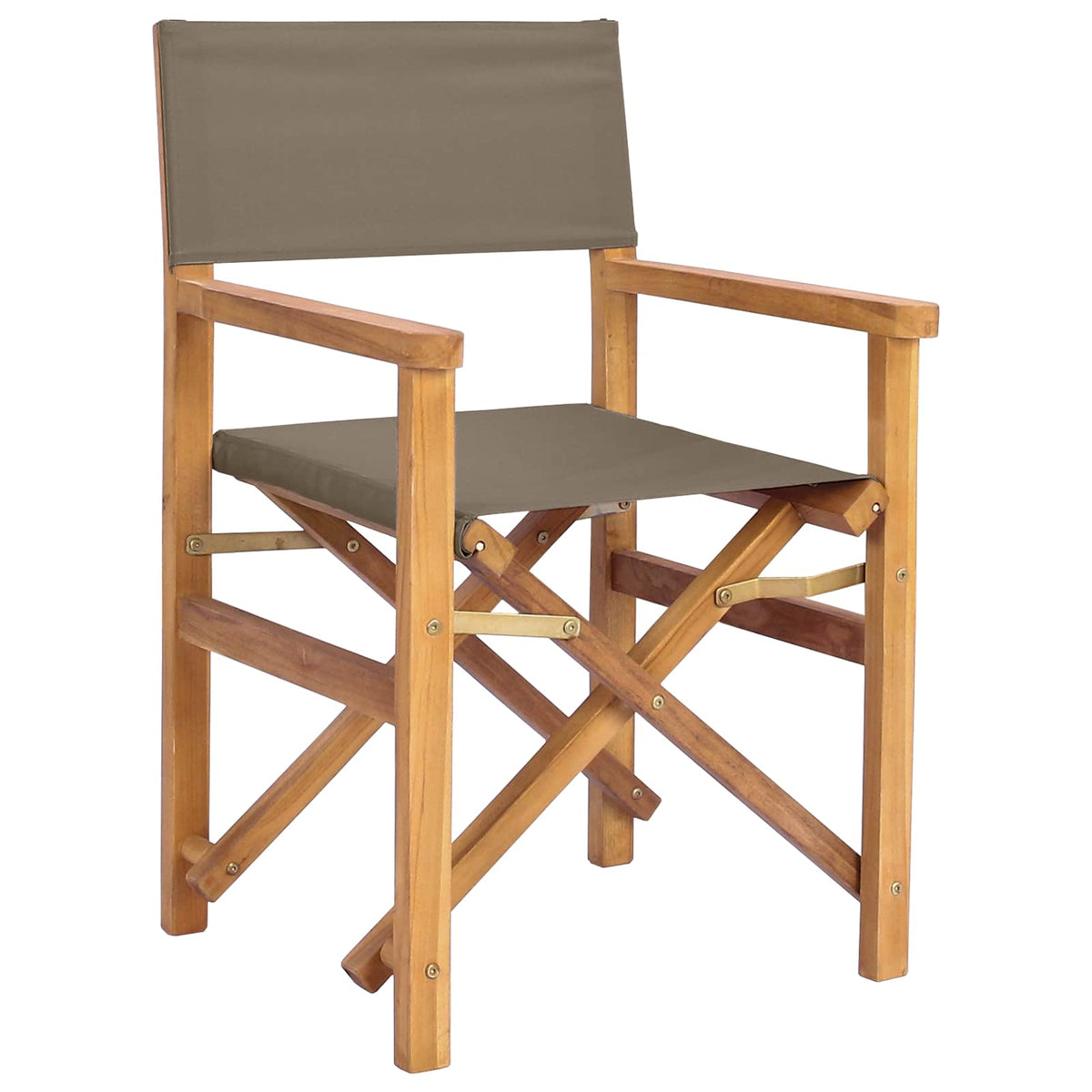 Křeslo Režiséra 100% Polyester, Pevné Teakové Dřevo