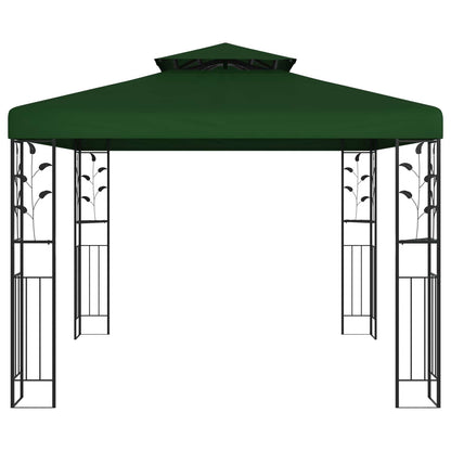 Altán 3 X 3 X 2,68 M Zelená Polyester A Ocel