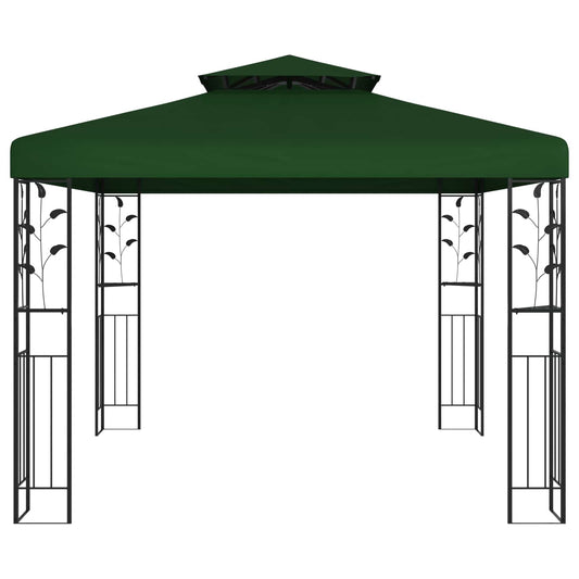 Altán 3 X 3 X 2,68 M Zelená Polyester A Ocel
