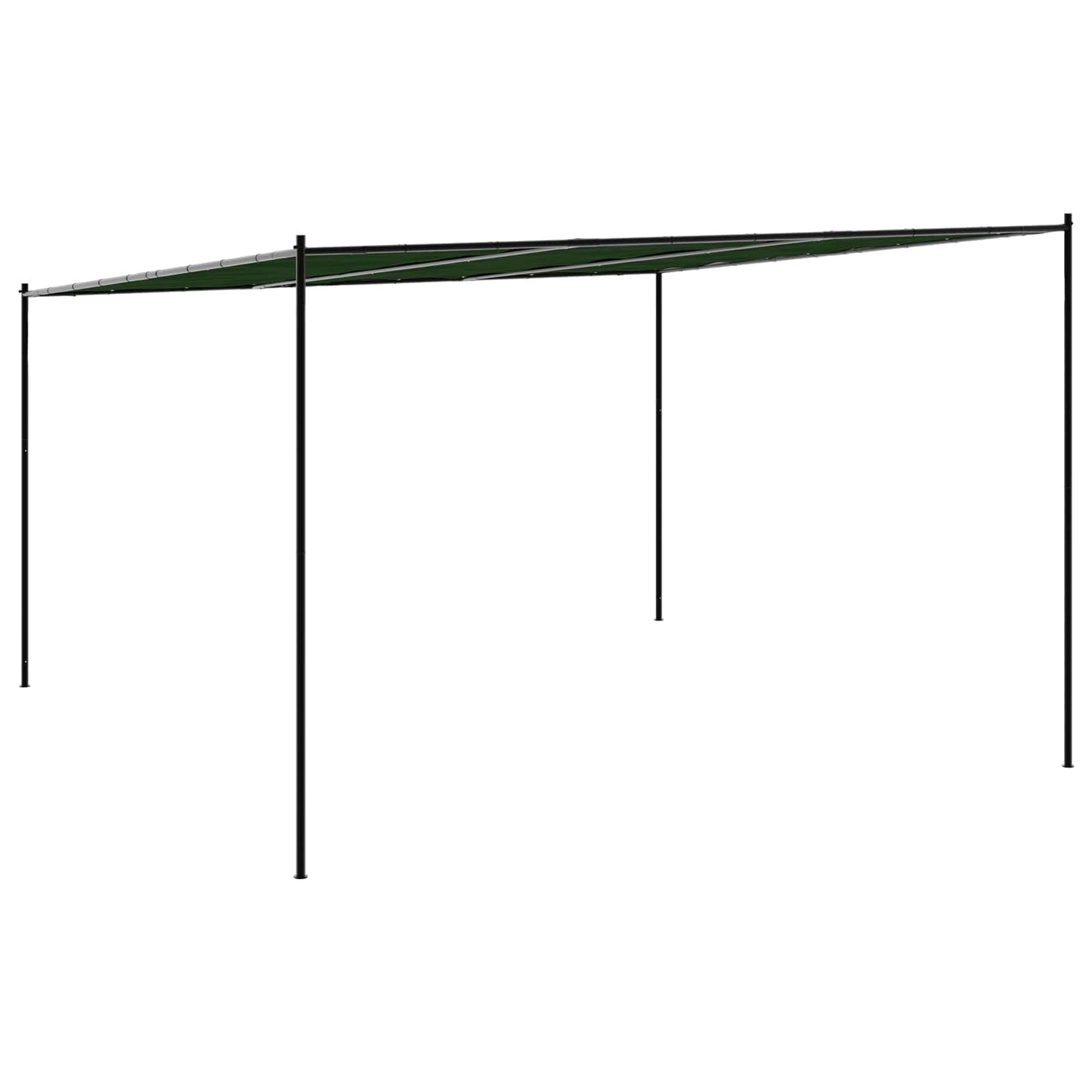 Altán 4 X 3,98 X 2,67 M Zelená Polyester A Ocel