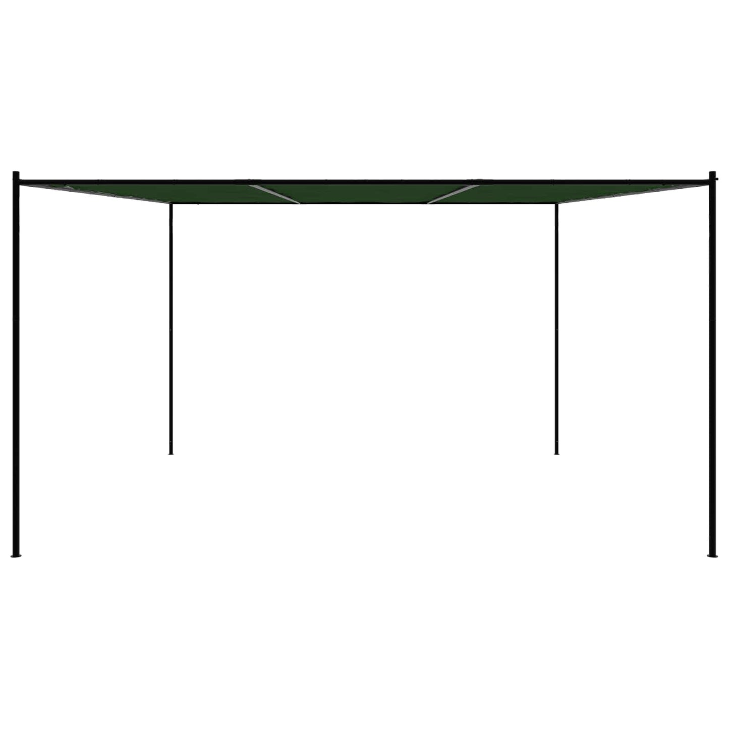 Altán 4 X 3,98 X 2,67 M Zelená Polyester A Ocel