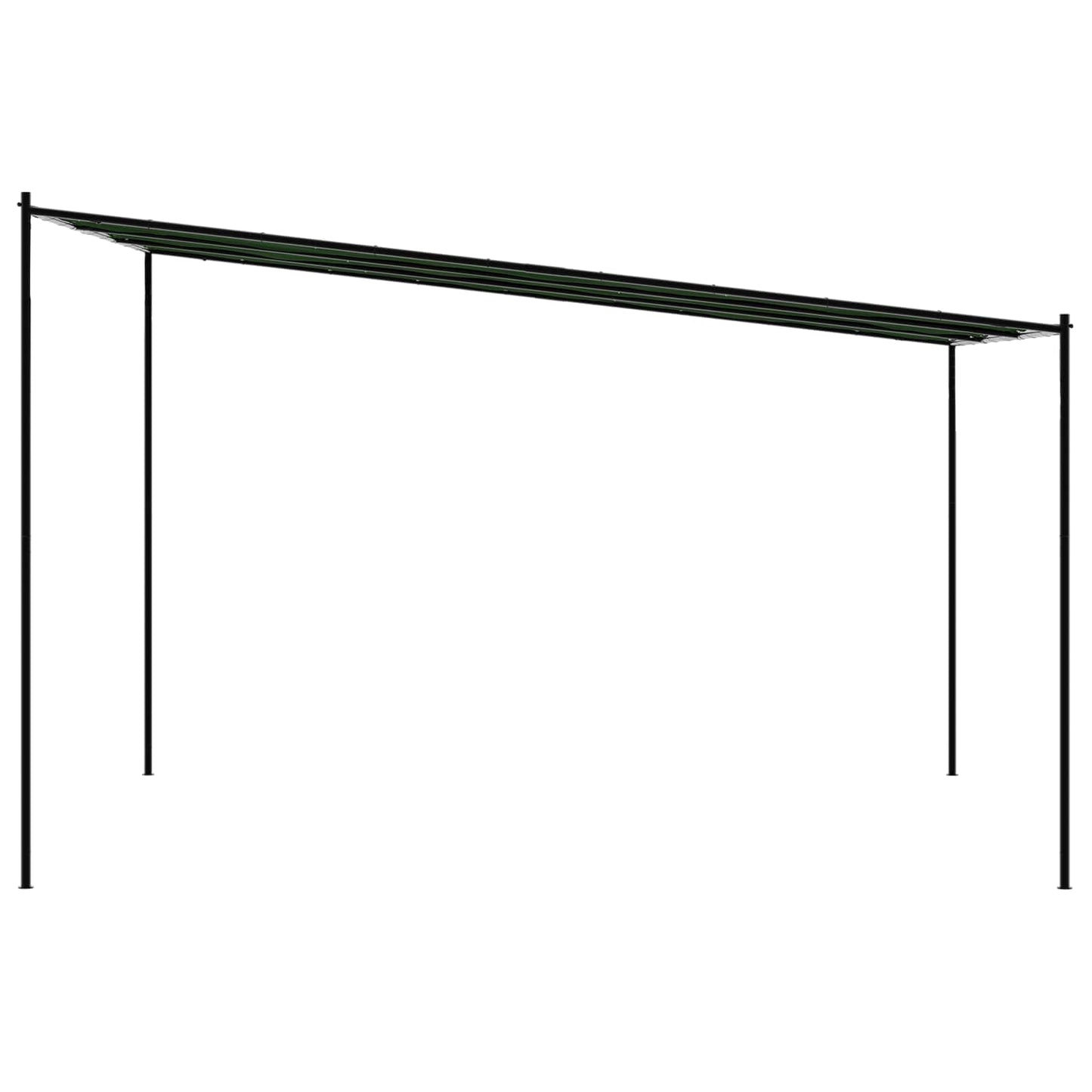 Altán 4 X 3,98 X 2,67 M Zelená Polyester A Ocel