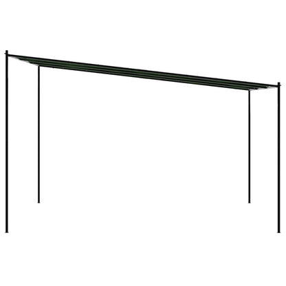 Altán 4 X 3,98 X 2,67 M Zelená Polyester A Ocel