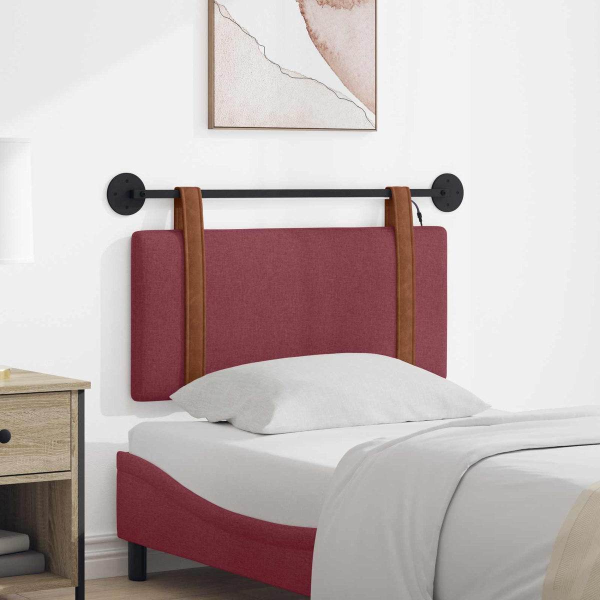 Závěsné Čelo Postele Oblačno Šedá Antický Pu