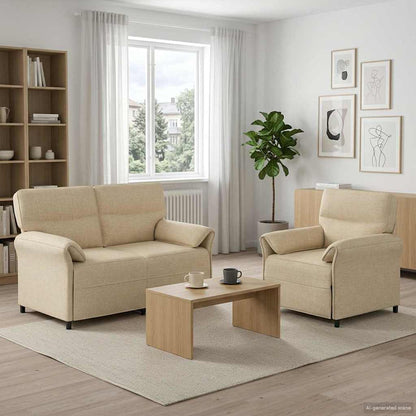 Set Pohovek 2 Ks Textil
