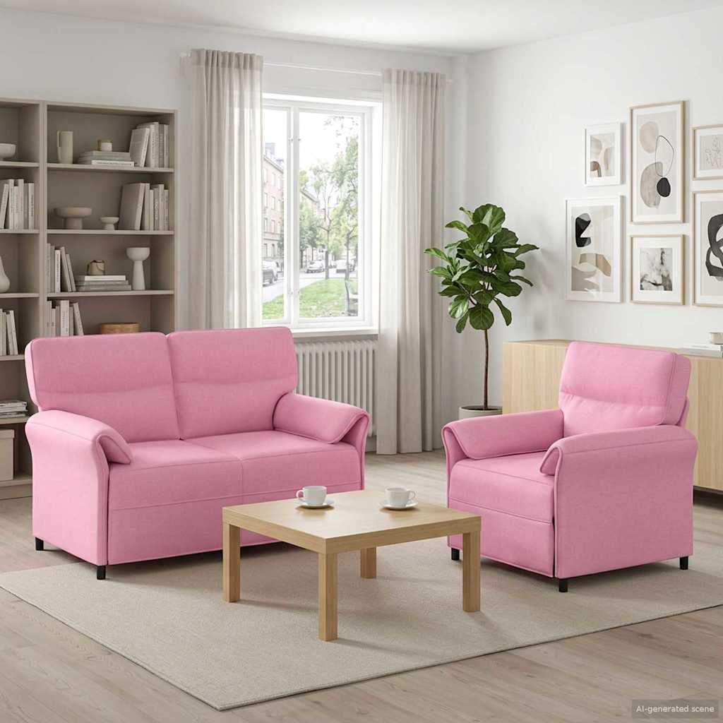 Set Pohovek 2 Ks Textil