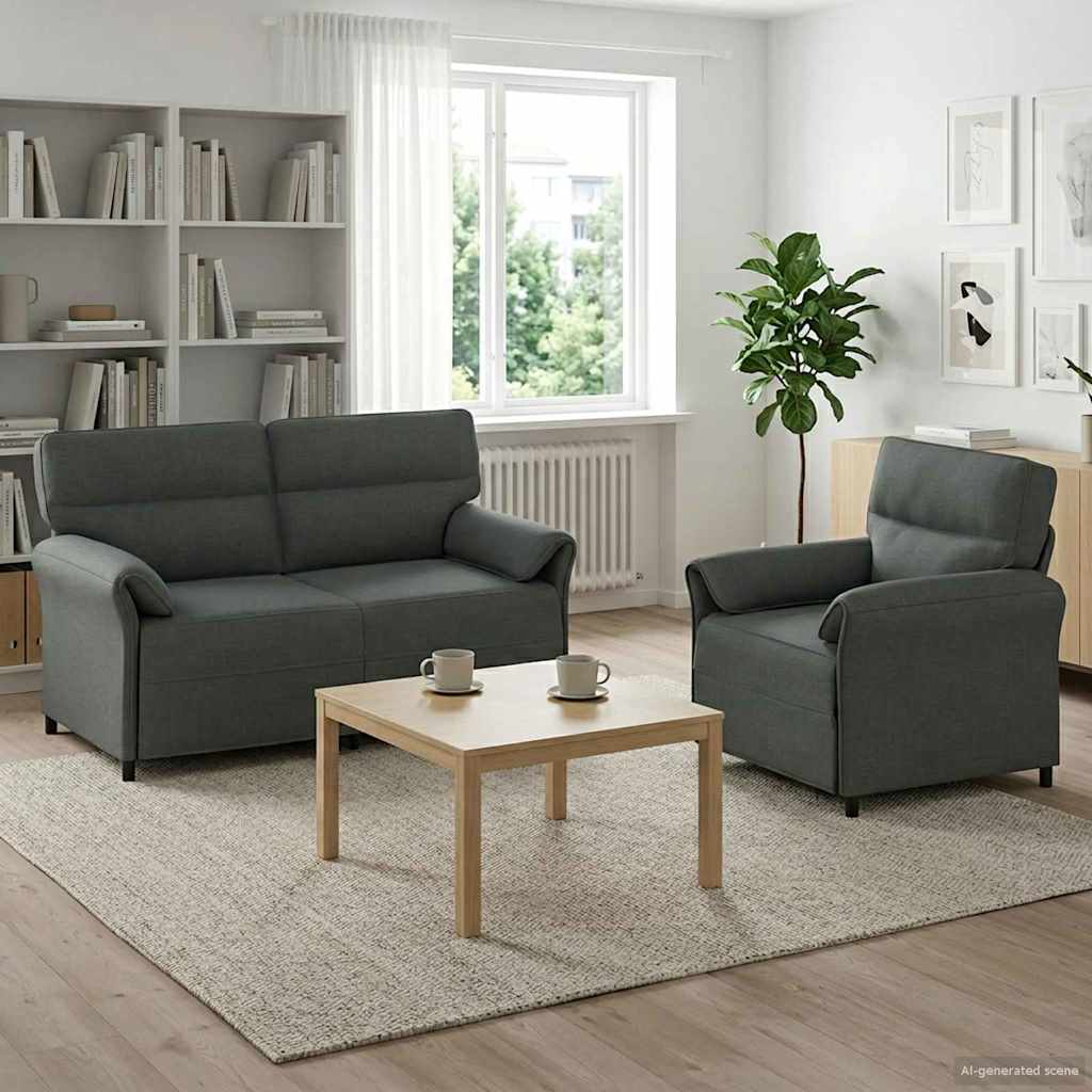 Set Pohovek 2 Ks Textil